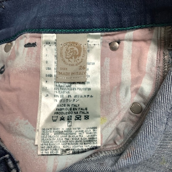 Diesel Women's Skinny Jeans - Dark Blue - Picture 4 of 13